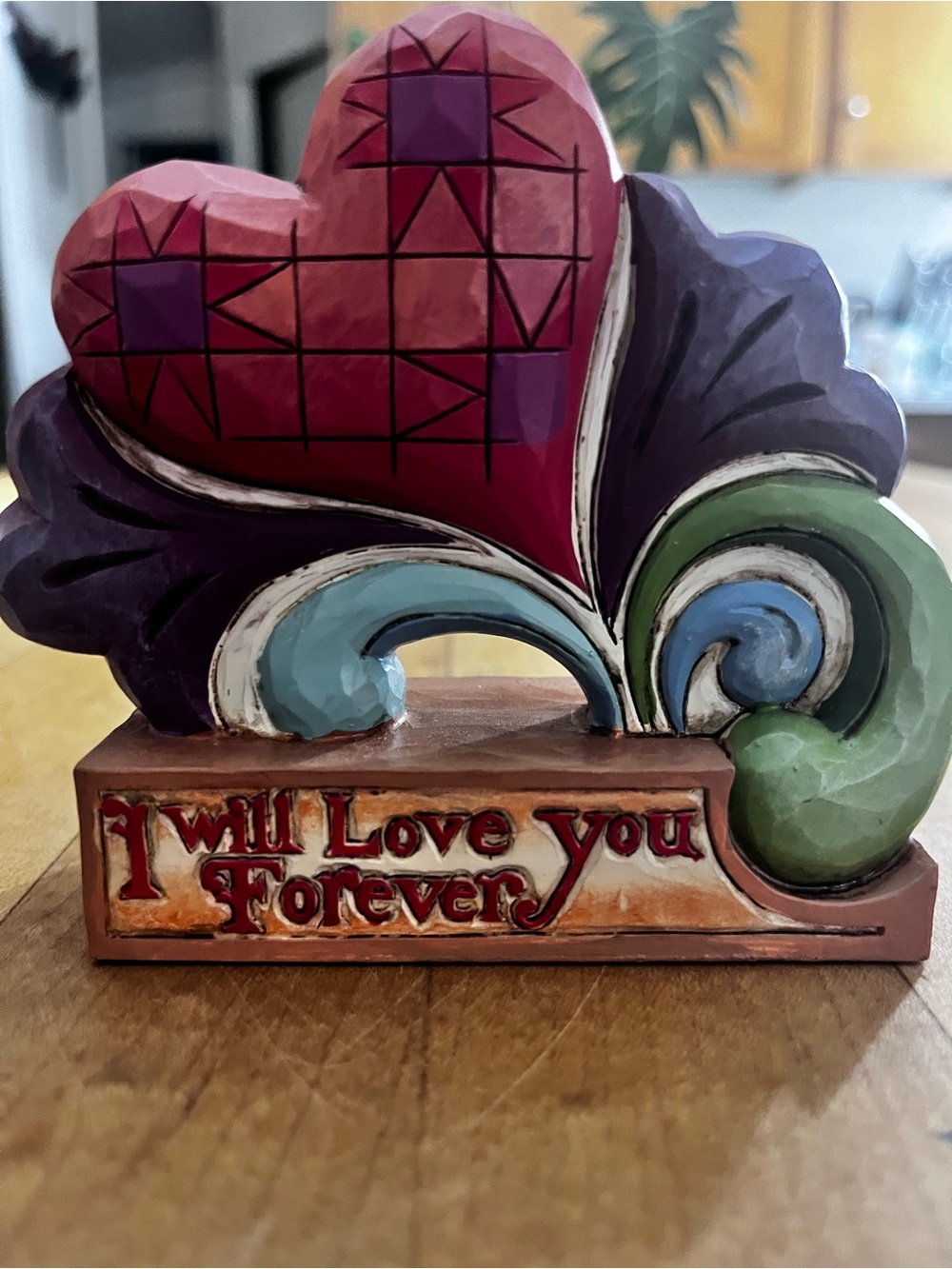 Jim Shore Heartwood Creek "Love Blooms Forever" Heart Figurine 4037646